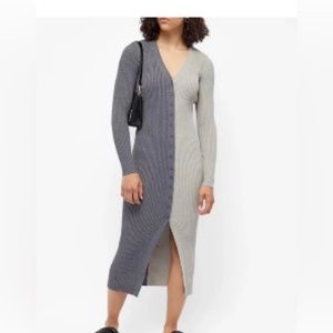 STAUD colour lock knit cardigan dress Never Worn